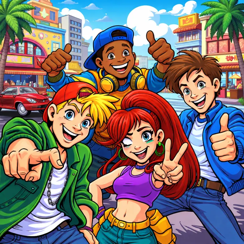 90s cartoon