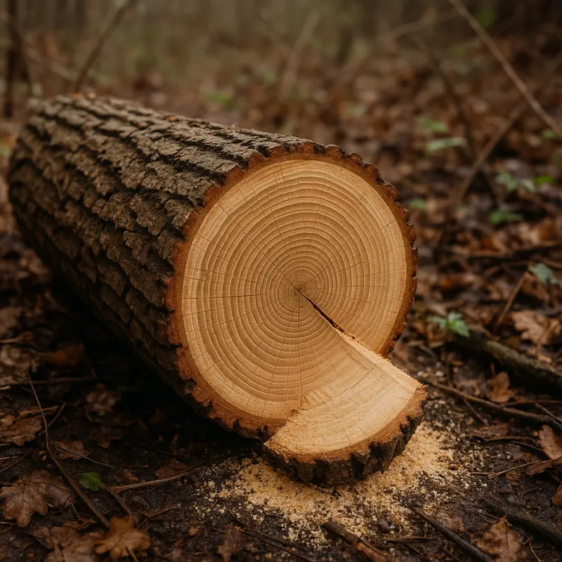 oak tree cutting