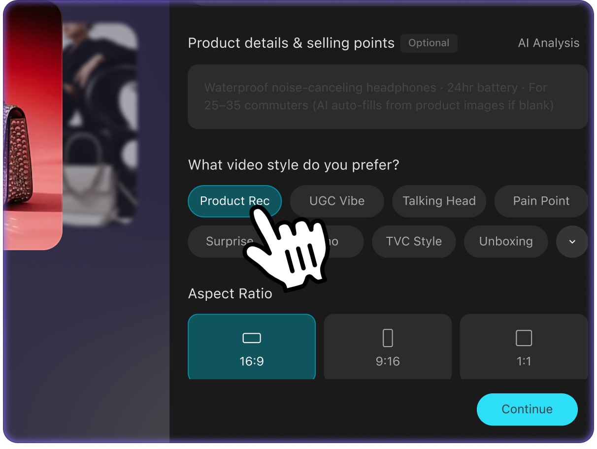 Choose the Video Style