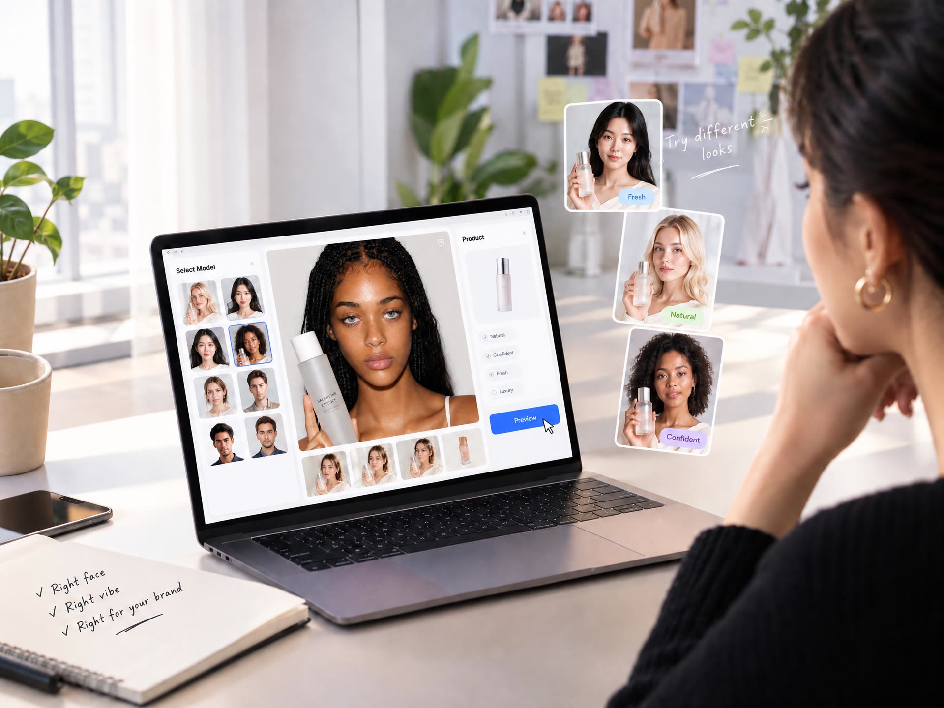 Preview Model Direction Without Booking a Shoot